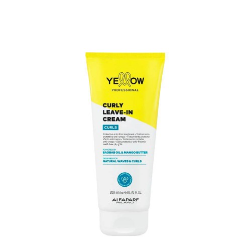 Yellow Professional Curls Leave-In Creme Protetor 200ml