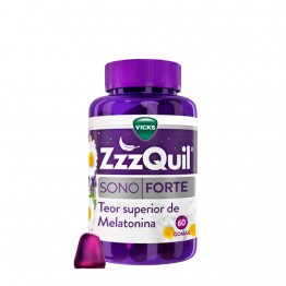 ZzzQuil Forte Natura Melatonina Sabor Frutos do Bosque 60 gomas