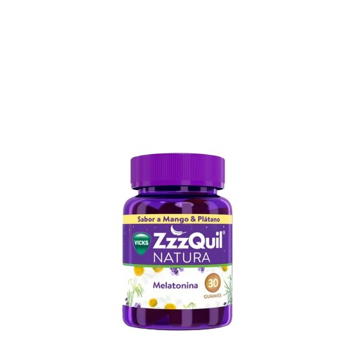ZzzQuil Natura Melatonina Manga e Banana 30 gomas